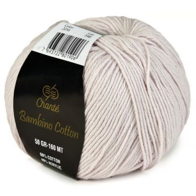 Пряжа Chante Bambino cotton (2056); Состав: 60% Хлопок, 40% Акрил; 50 г / 160 м
